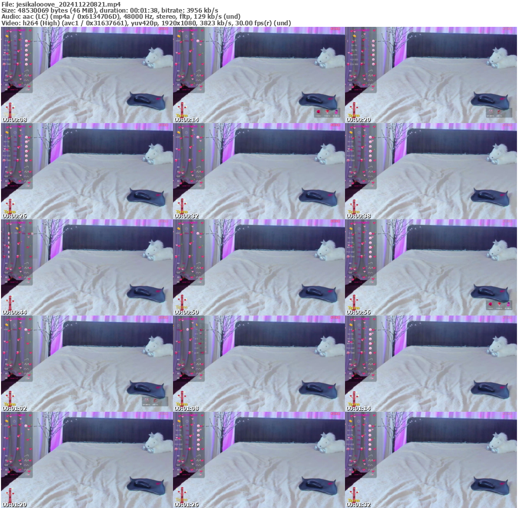 Preview thumb from jesikalooove on 2024-11-22 @ bongacams