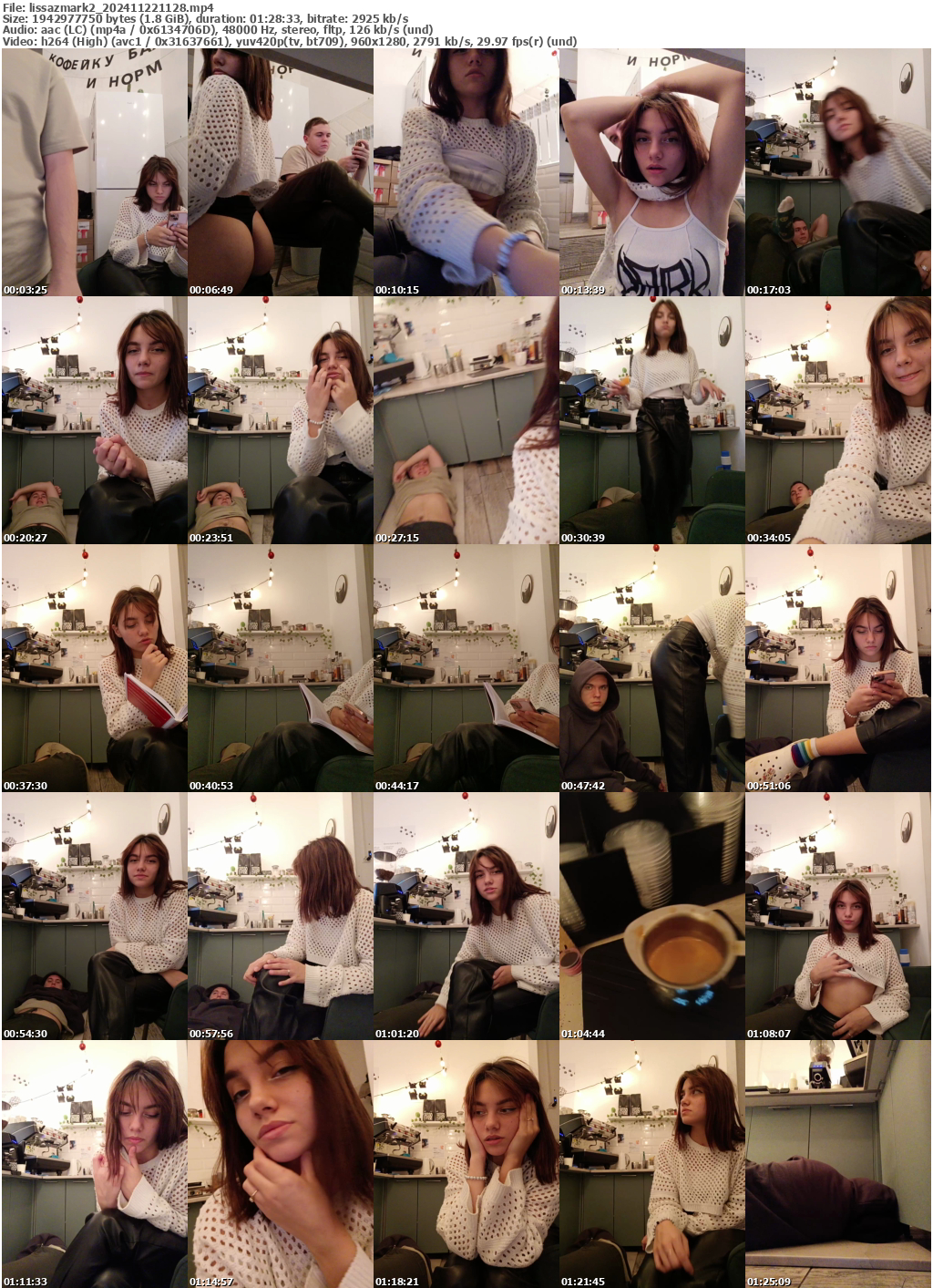 Preview thumb from lissazmark2 on 2024-11-22 @ bongacams