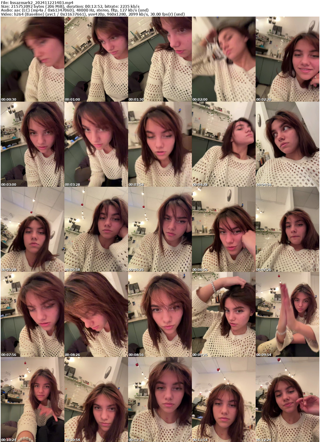 Preview thumb from lissazmark2 on 2024-11-22 @ bongacams