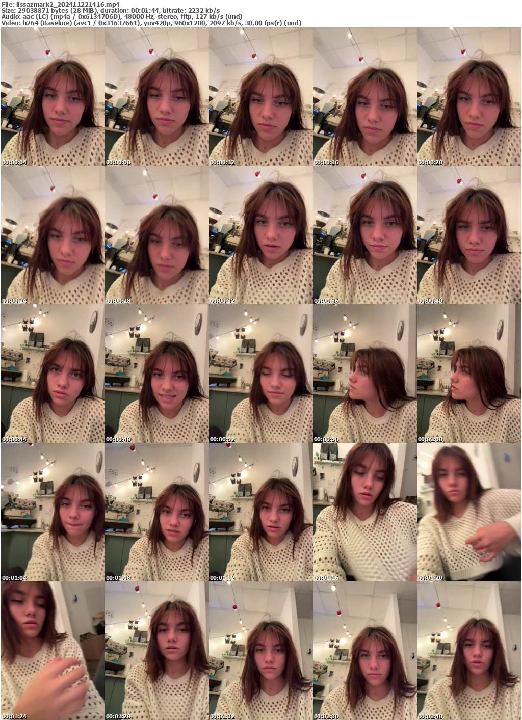 Preview thumb from lissazmark2 on 2024-11-22 @ bongacams