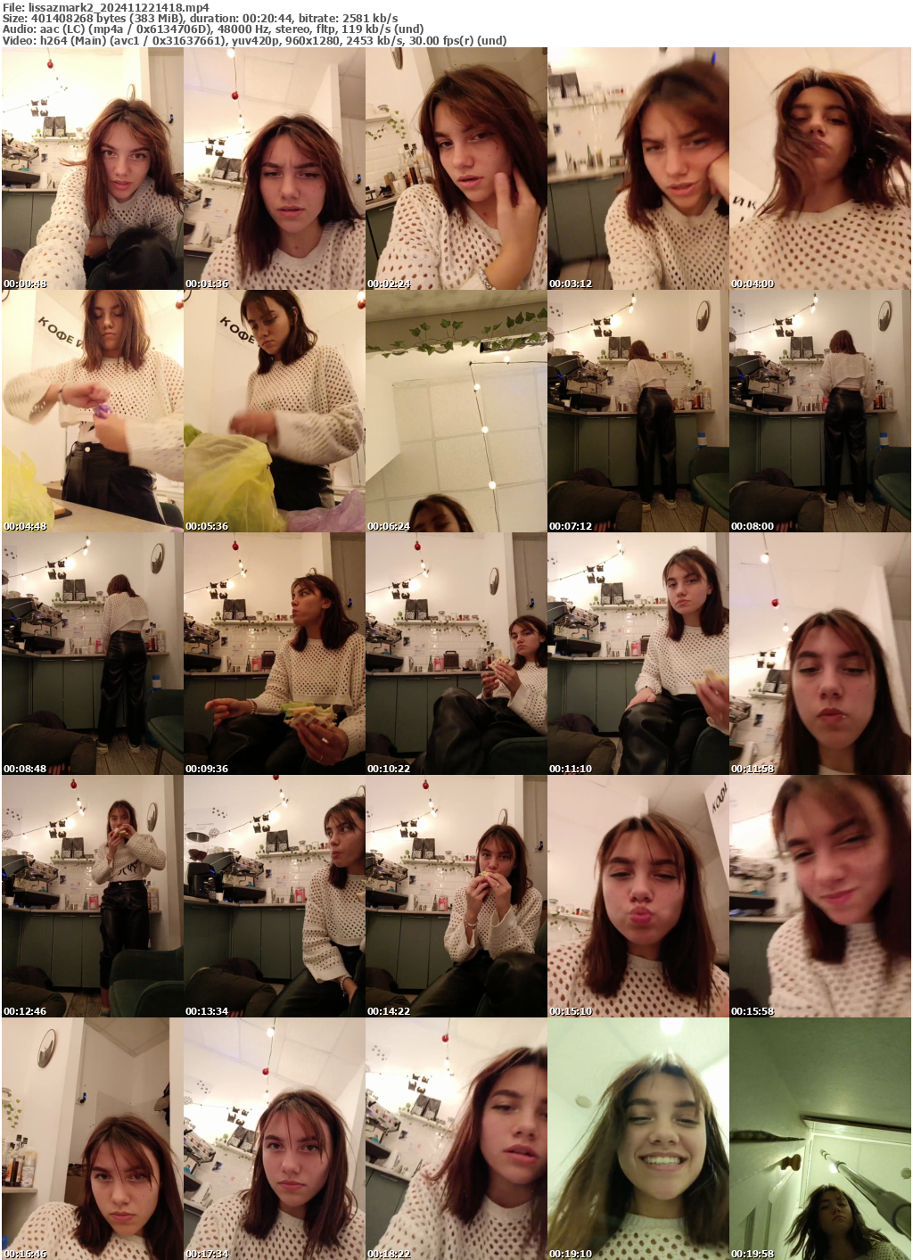 Preview thumb from lissazmark2 on 2024-11-22 @ bongacams