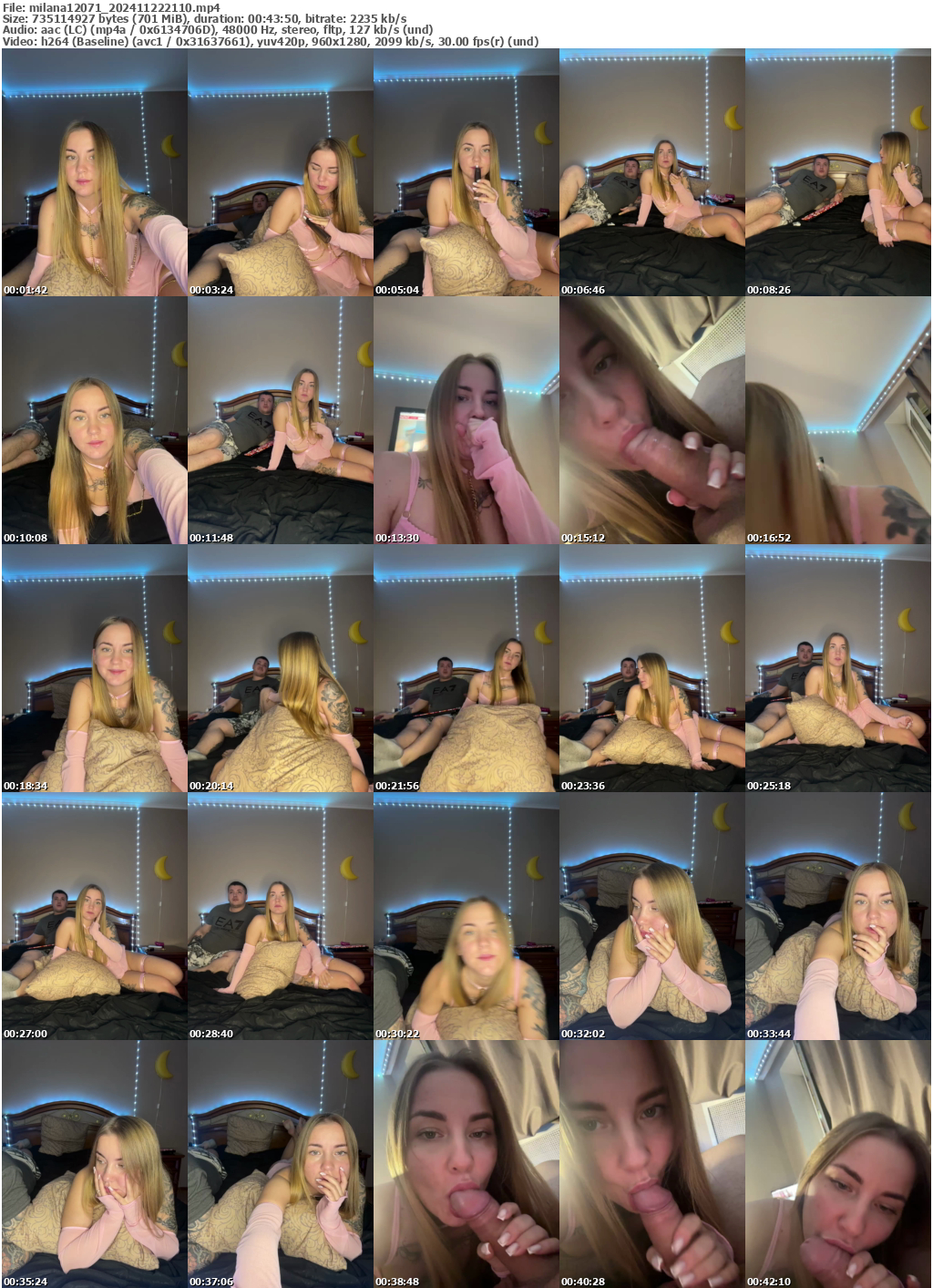 Preview thumb from milana12071 on 2024-11-22 @ bongacams