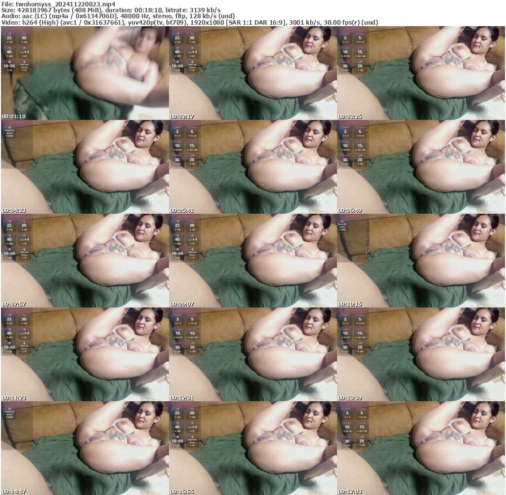 Preview thumb from twohornyss on 2024-11-22 @ bongacams