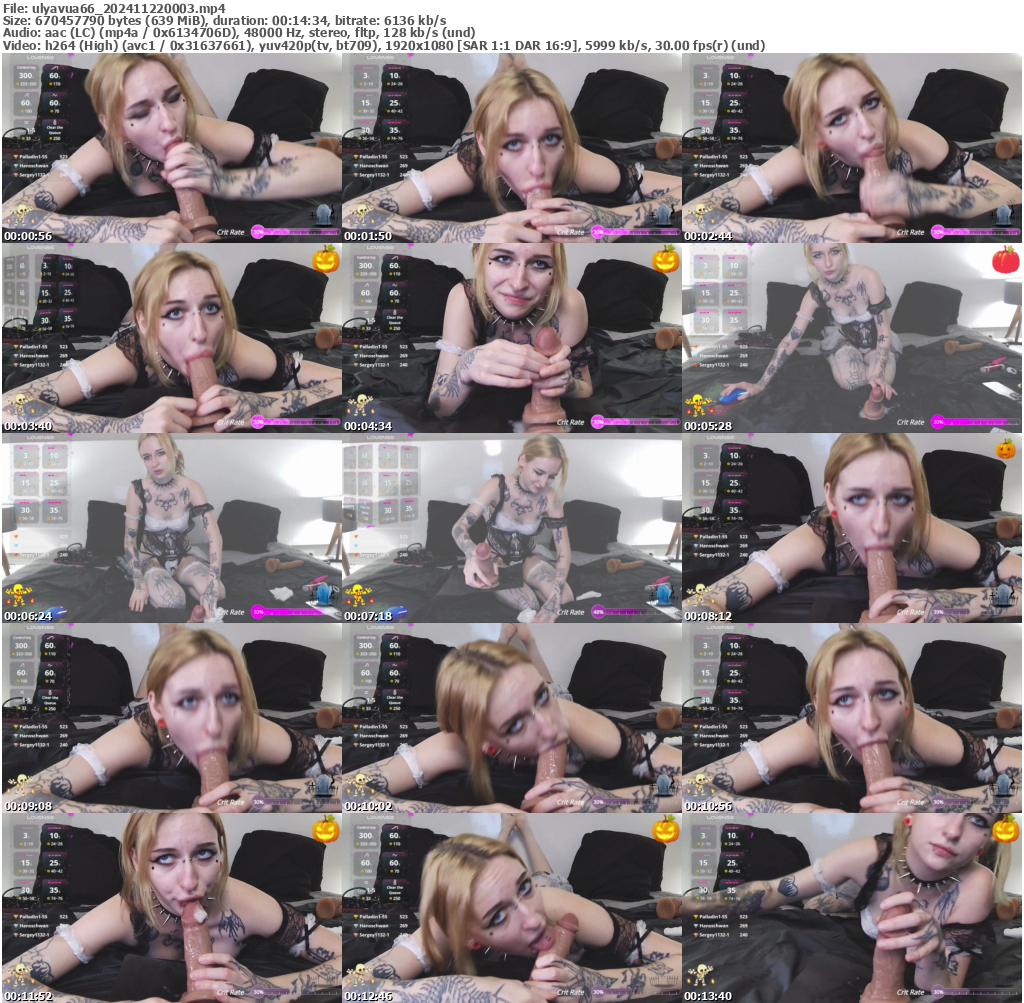 Preview thumb from ulyavua66 on 2024-11-22 @ bongacams