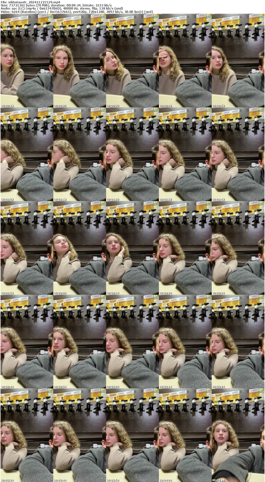 Preview thumb from viktoriaastr on 2024-11-22 @ bongacams