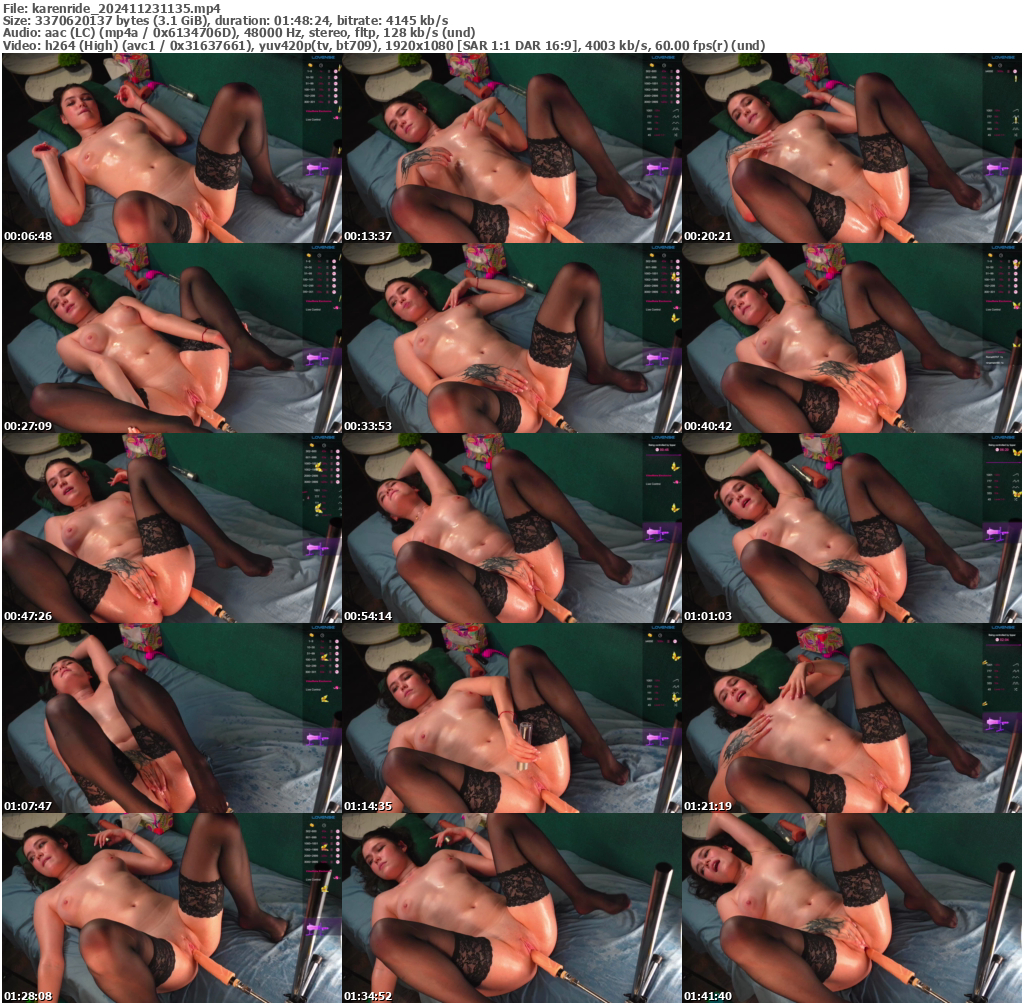 Preview thumb from karenride on 2024-11-23 @ bongacams