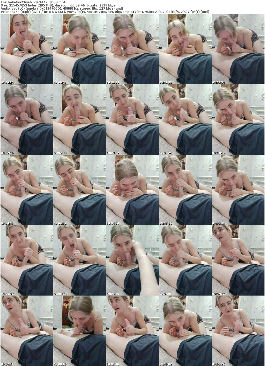 Preview thumb from koketka23web on 2024-11-23 @ bongacams