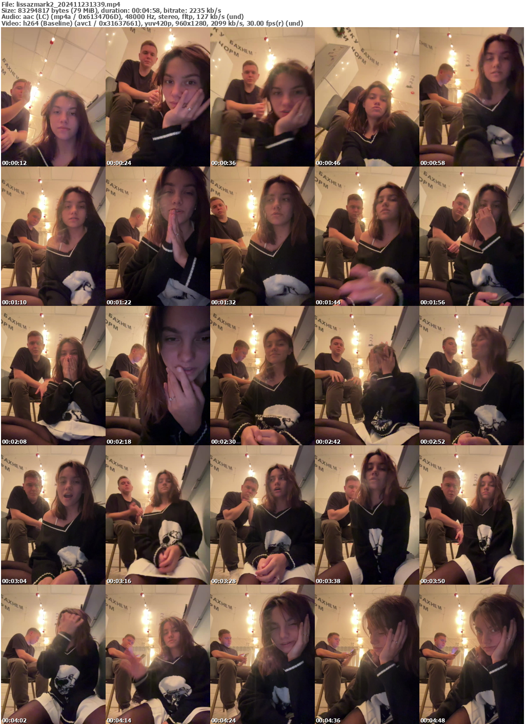 Preview thumb from lissazmark2 on 2024-11-23 @ bongacams