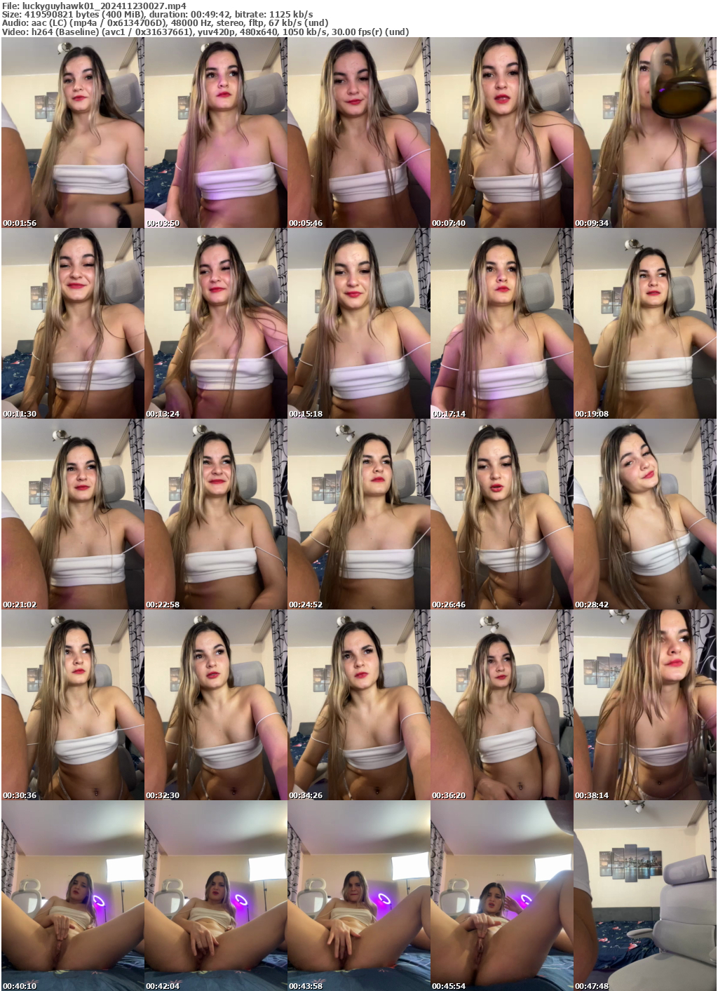 Preview thumb from luckyguyhawk01 on 2024-11-23 @ bongacams