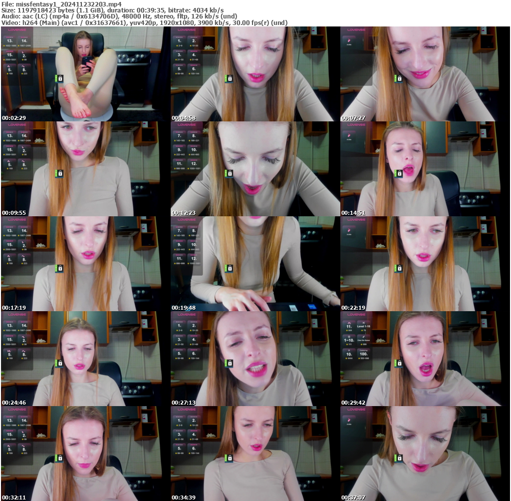 Preview thumb from missfentasy1 on 2024-11-23 @ bongacams