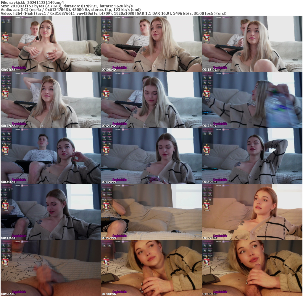 Preview thumb from saykickk on 2024-11-23 @ bongacams