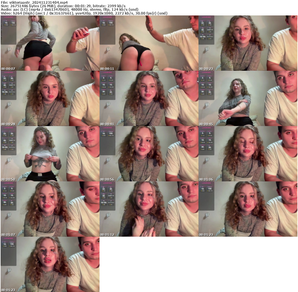 Preview thumb from viktoriaastr on 2024-11-23 @ bongacams