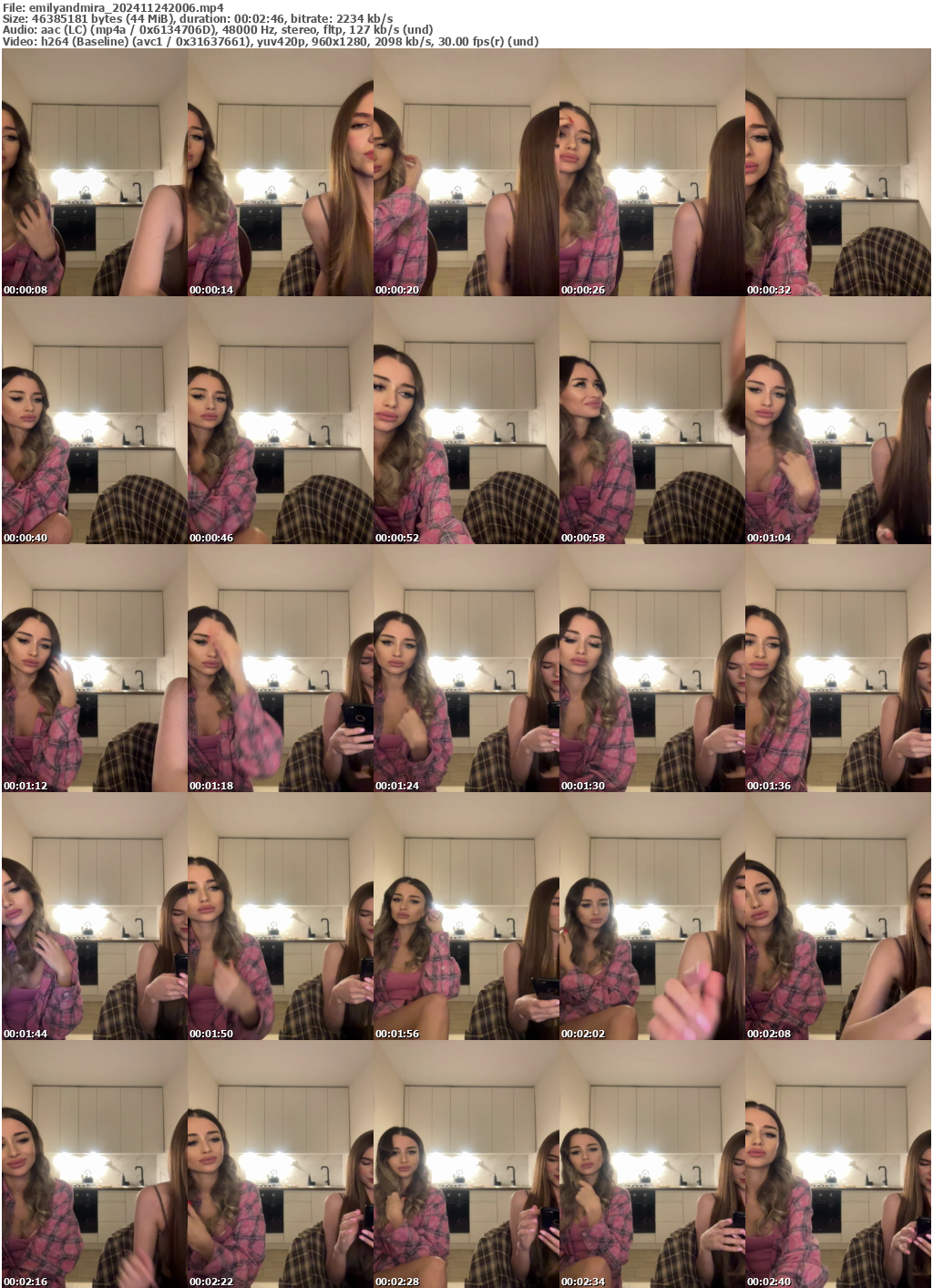 Preview thumb from emilyandmira on 2024-11-24 @ bongacams