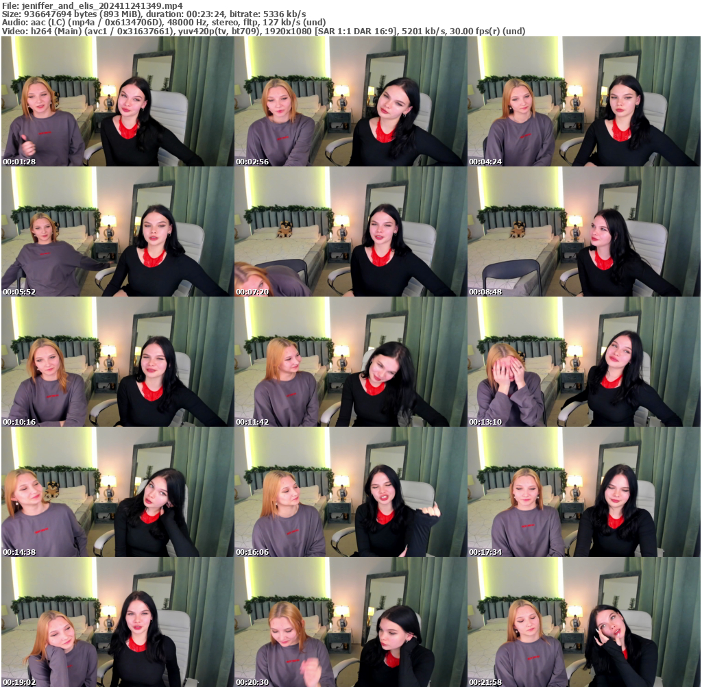 Preview thumb from jeniffer_and_elis on 2024-11-24 @ bongacams