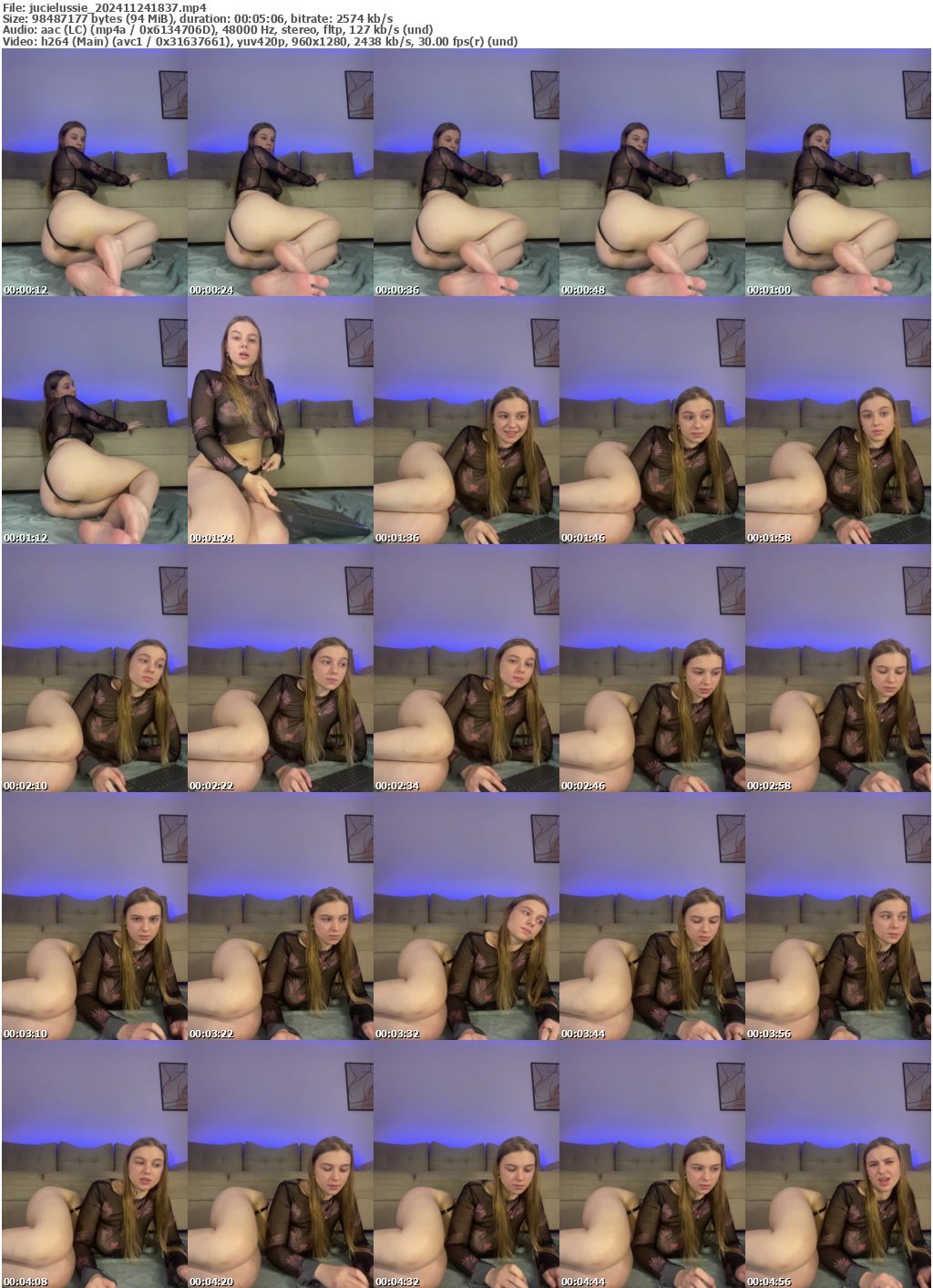 Preview thumb from jucielussie on 2024-11-24 @ bongacams