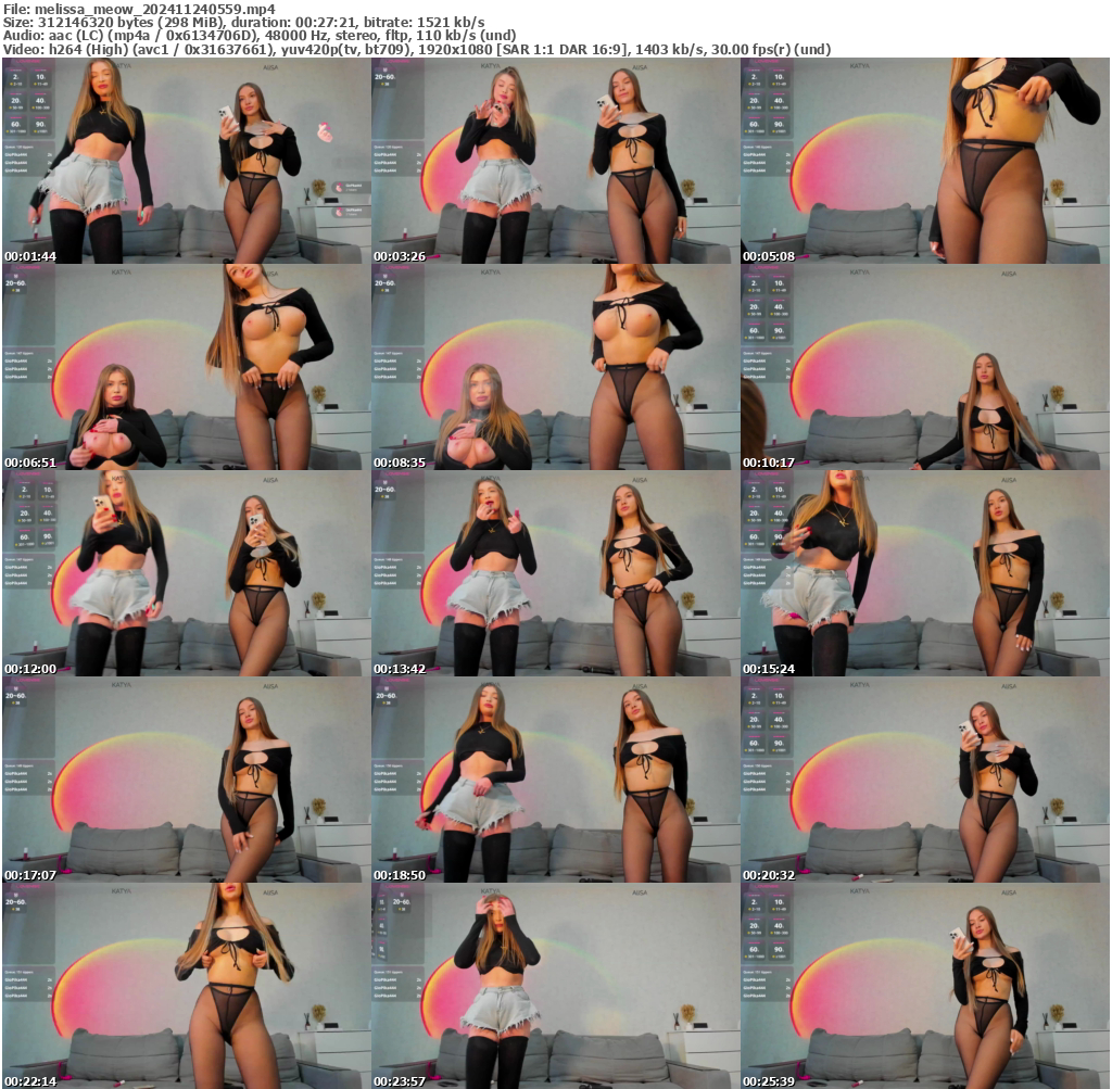 Preview thumb from melissa_meow on 2024-11-24 @ bongacams