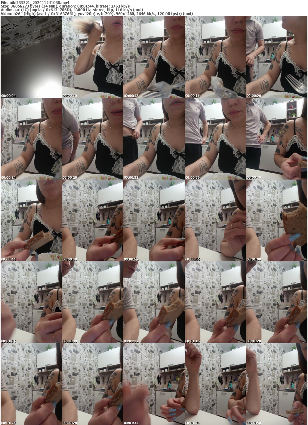 Preview thumb from niki233221 on 2024-11-24 @ bongacams