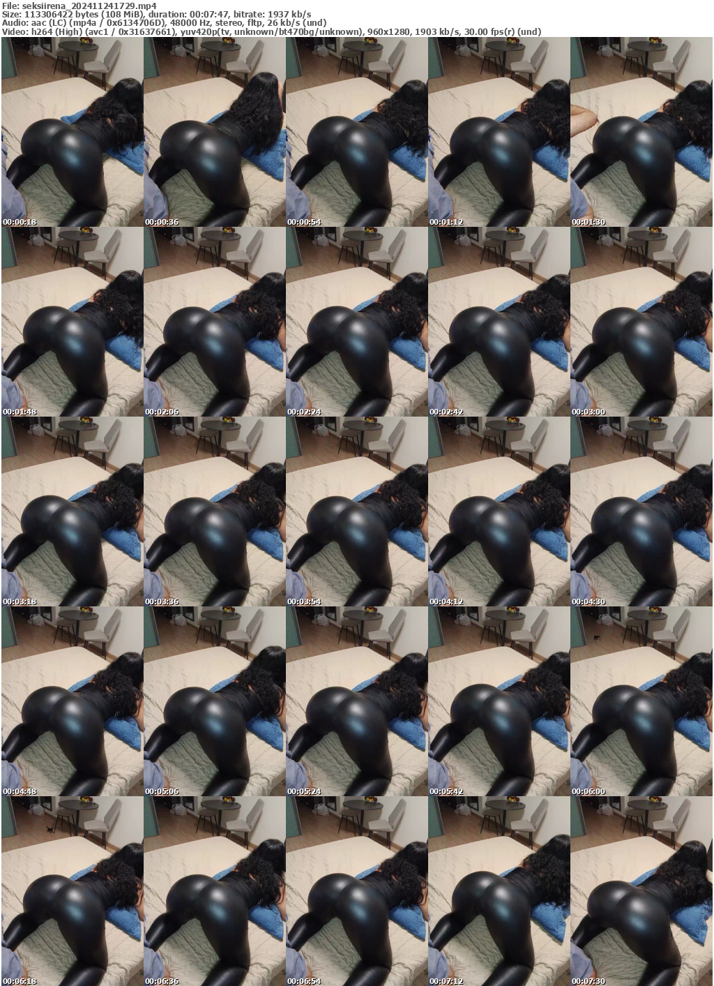 Preview thumb from seksiirena on 2024-11-24 @ bongacams