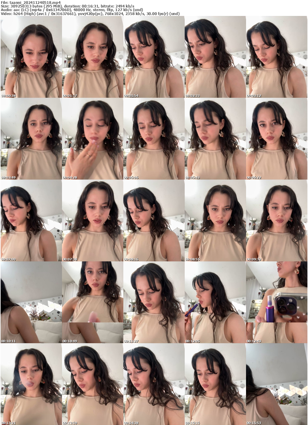 Preview thumb from taanni on 2024-11-24 @ bongacams