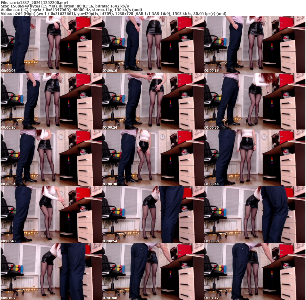 Preview thumb from carrie1337 on 2024-11-25 @ bongacams