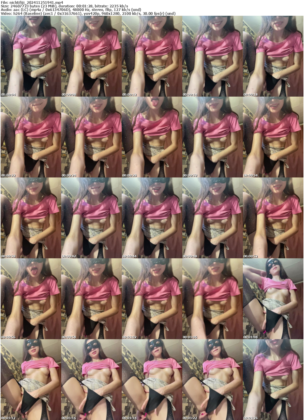 Preview thumb from nichtifiji on 2024-11-25 @ bongacams