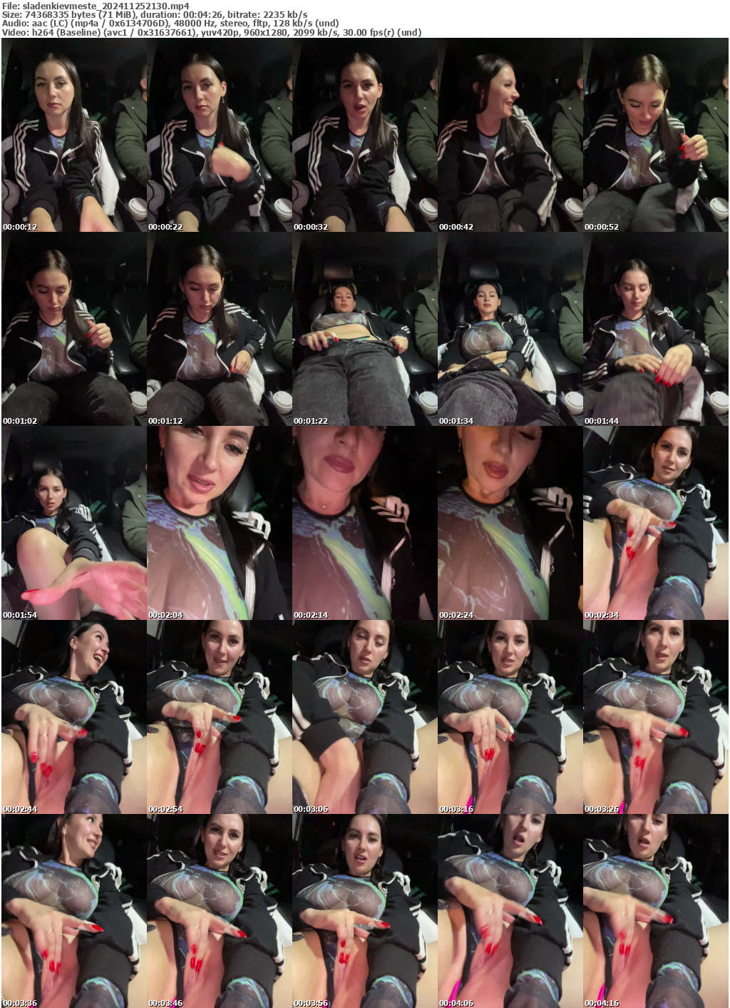 Preview thumb from sladenkievmeste on 2024-11-25 @ bongacams