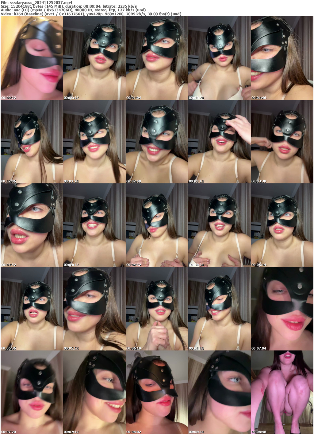 Preview thumb from sssdaryasss on 2024-11-25 @ bongacams