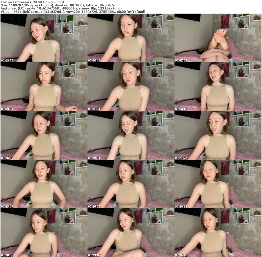 Preview thumb from sweetdreamss on 2024-11-25 @ bongacams