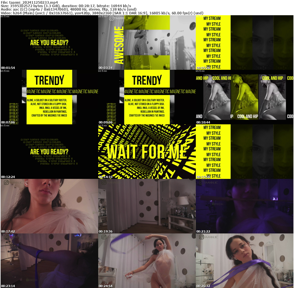 Preview thumb from taanni on 2024-11-25 @ bongacams