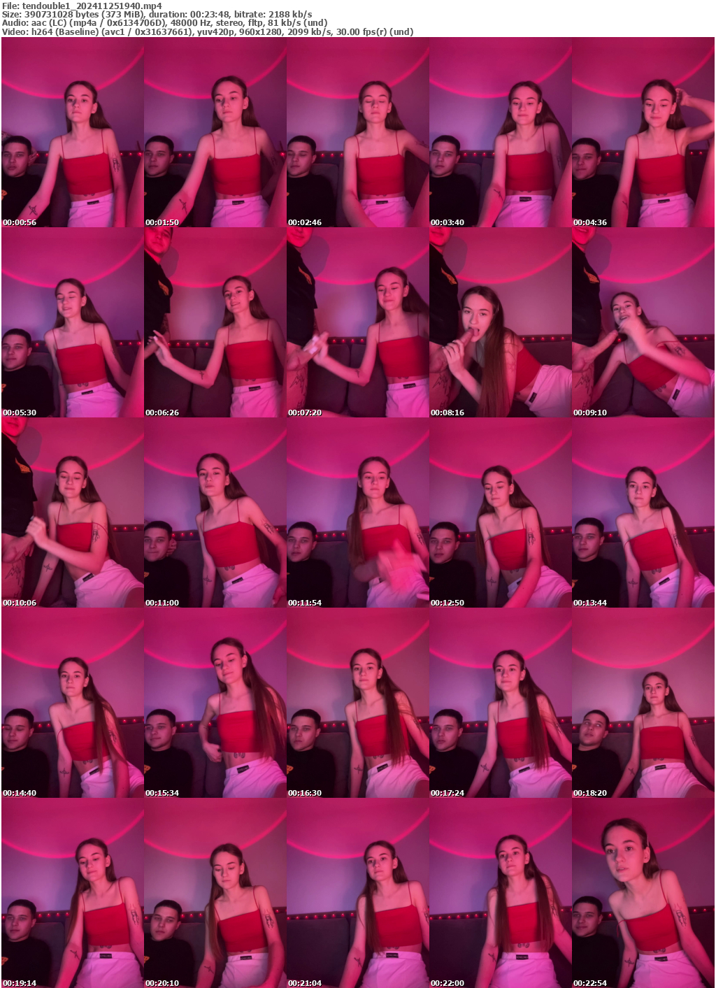 Preview thumb from tendouble1 on 2024-11-25 @ bongacams