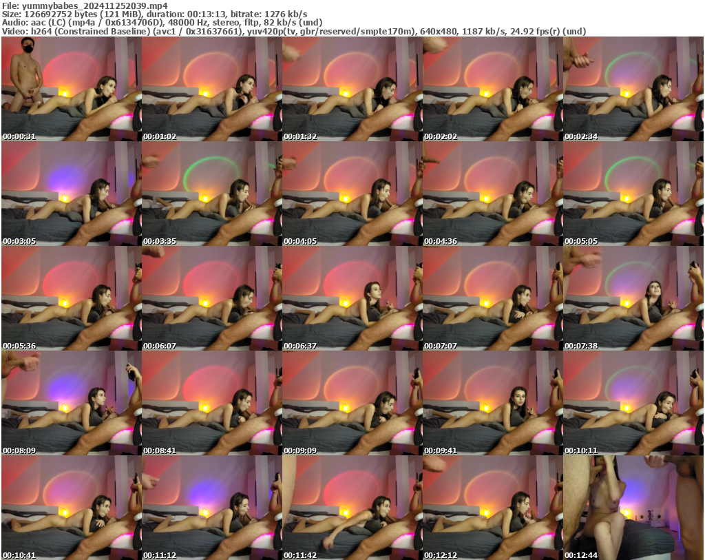 Preview thumb from yummybabes on 2024-11-25 @ bongacams