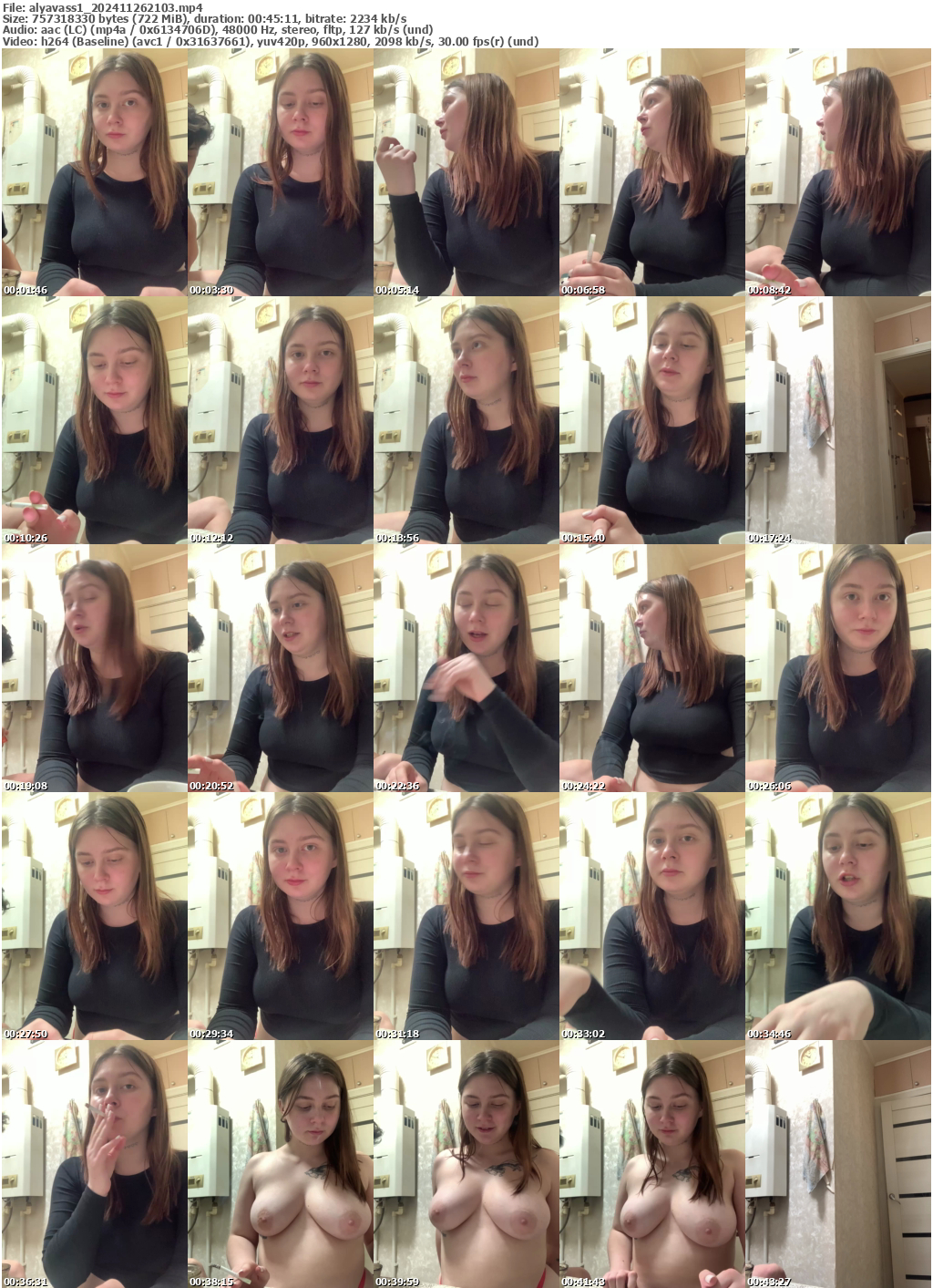 Preview thumb from alyavass1 on 2024-11-26 @ bongacams