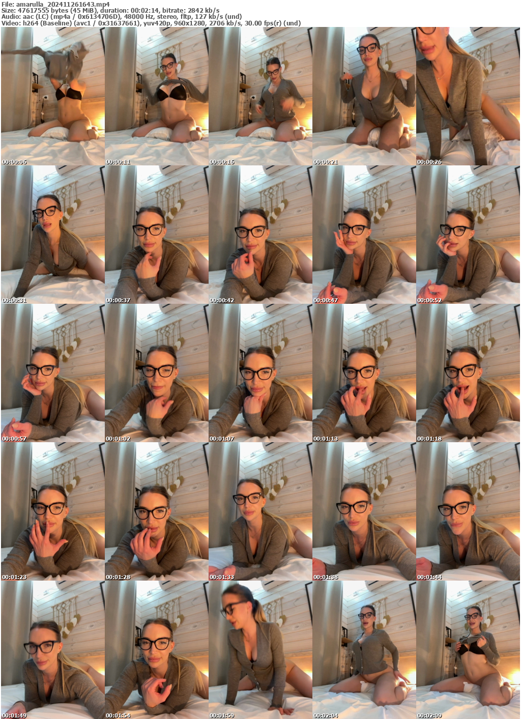 Preview thumb from amarulla on 2024-11-26 @ bongacams