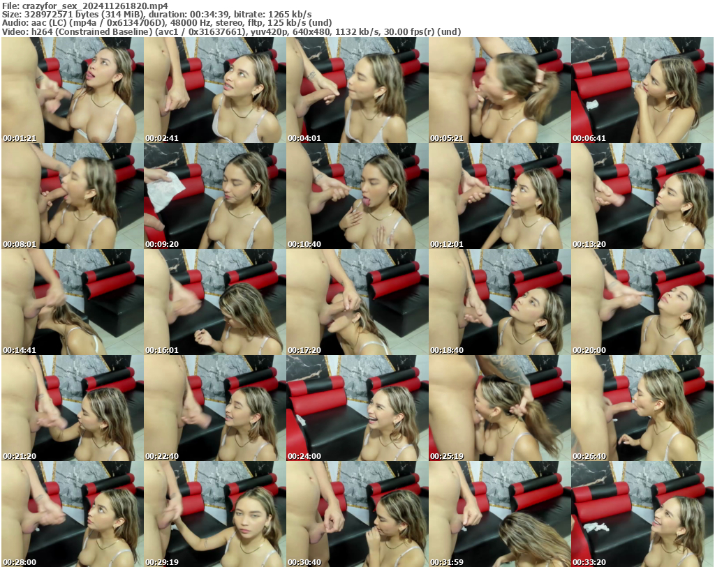 Preview thumb from crazyfor_sex on 2024-11-26 @ bongacams