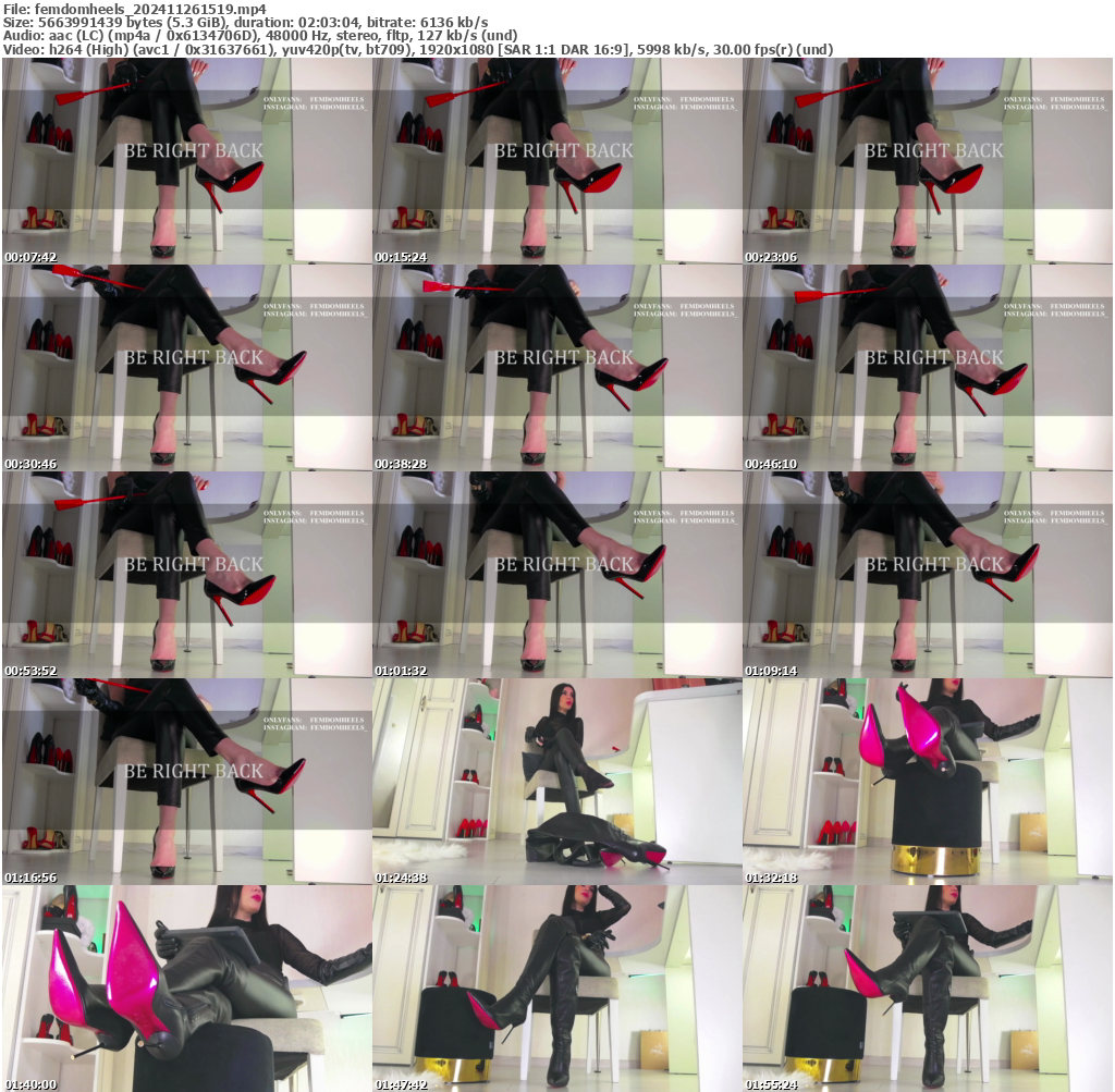 Preview thumb from femdomheels on 2024-11-26 @ bongacams