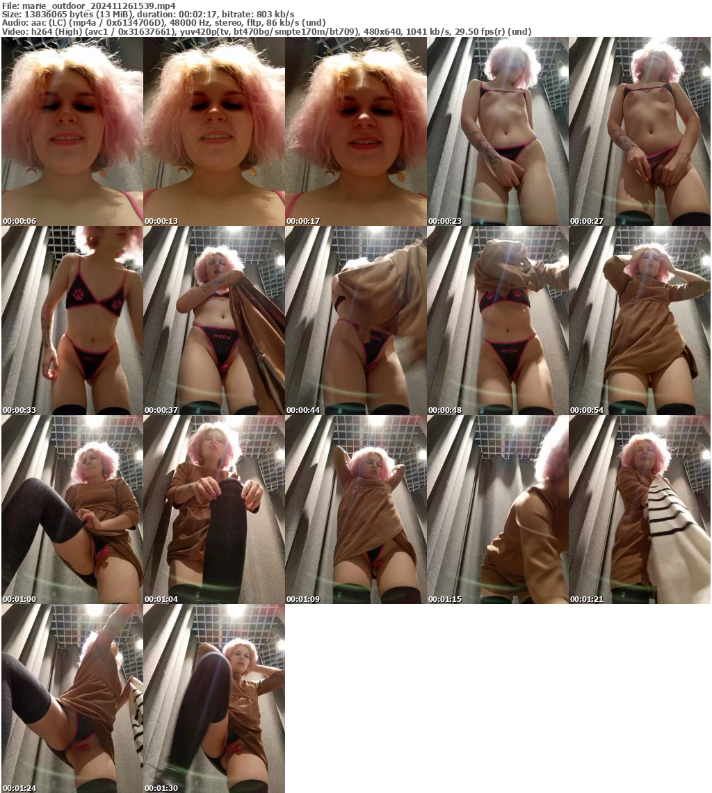 Preview thumb from marie_outdoor on 2024-11-26 @ bongacams