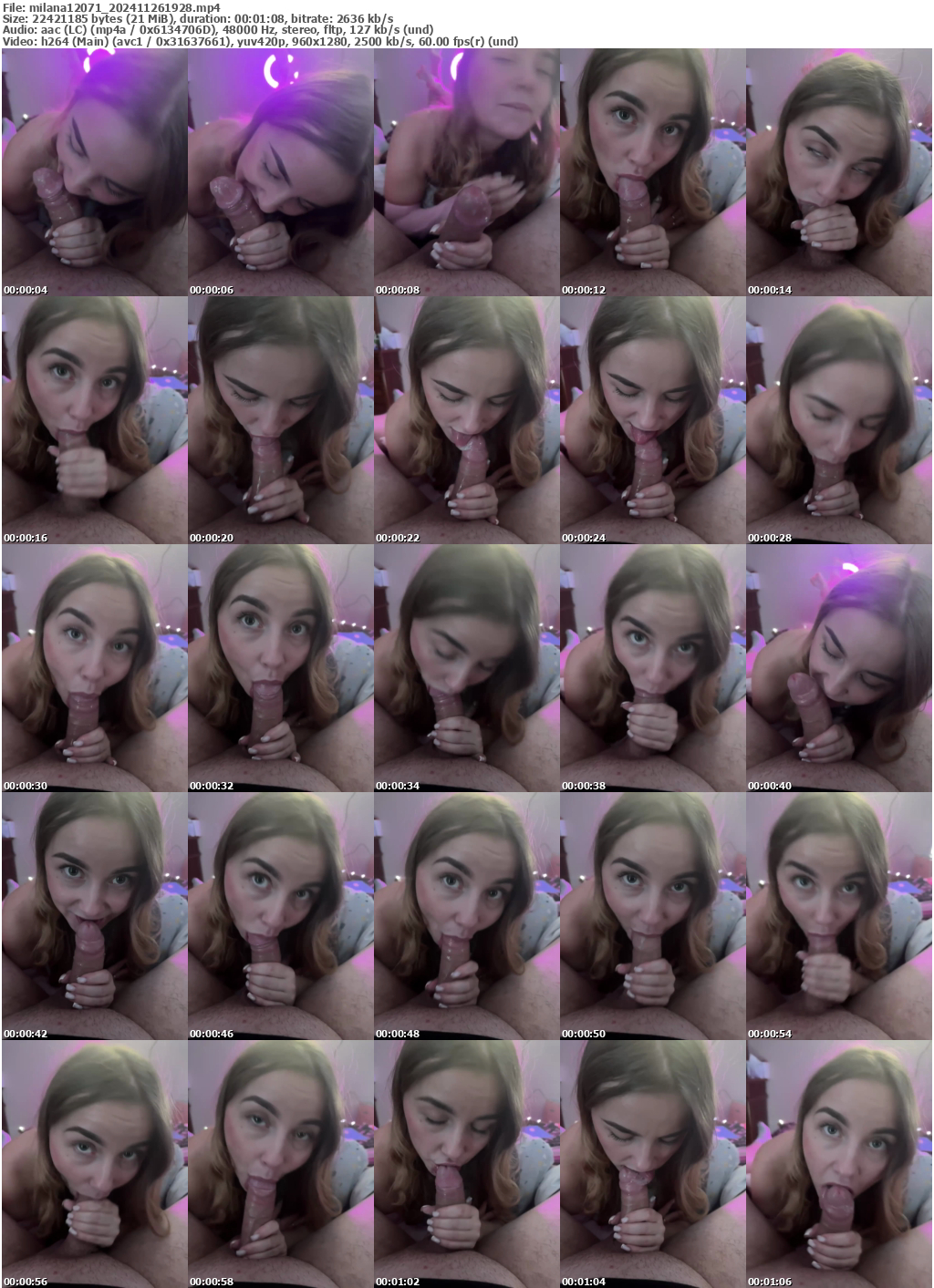 Preview thumb from milana12071 on 2024-11-26 @ bongacams