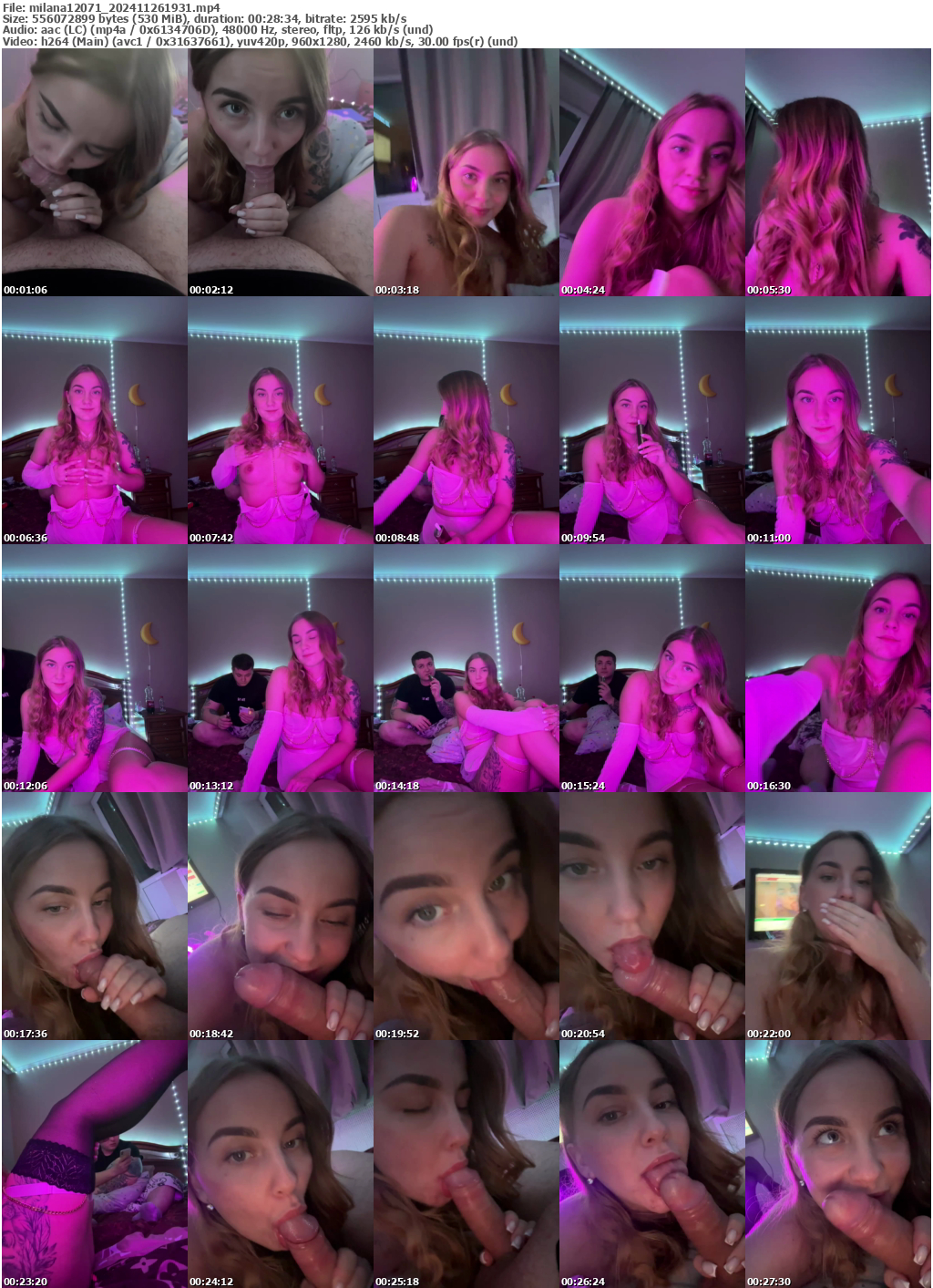 Preview thumb from milana12071 on 2024-11-26 @ bongacams