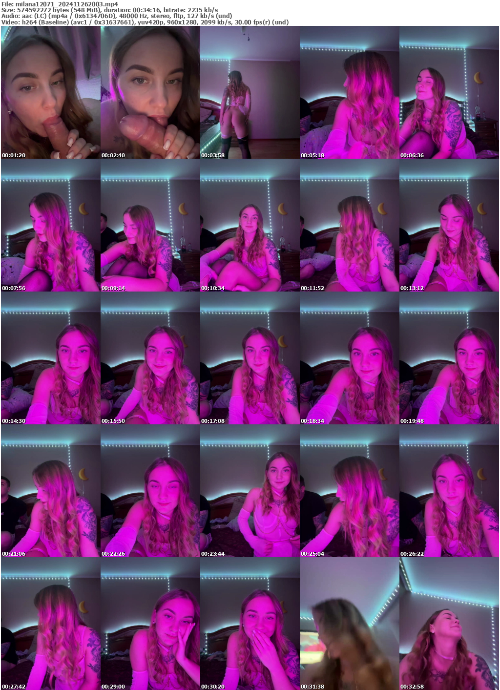 Preview thumb from milana12071 on 2024-11-26 @ bongacams