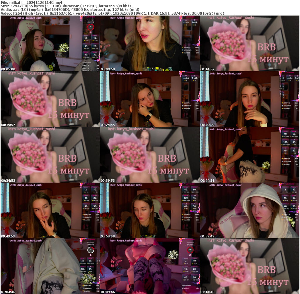 Preview thumb from milkaff_ on 2024-11-26 @ bongacams