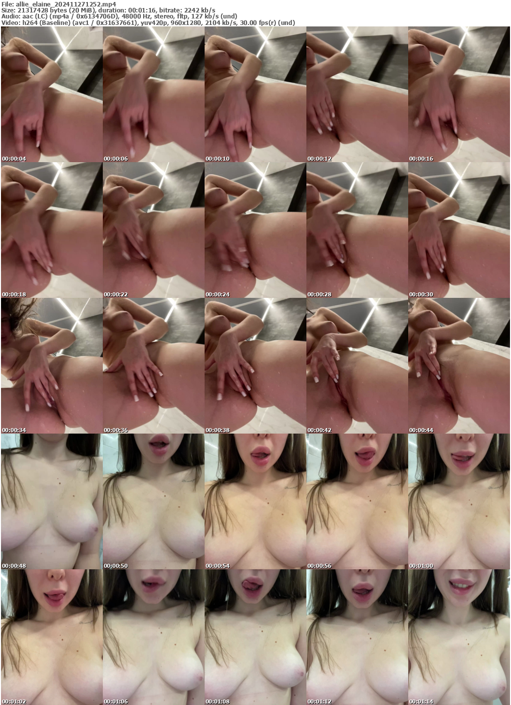 Preview thumb from allie_elaine on 2024-11-27 @ bongacams