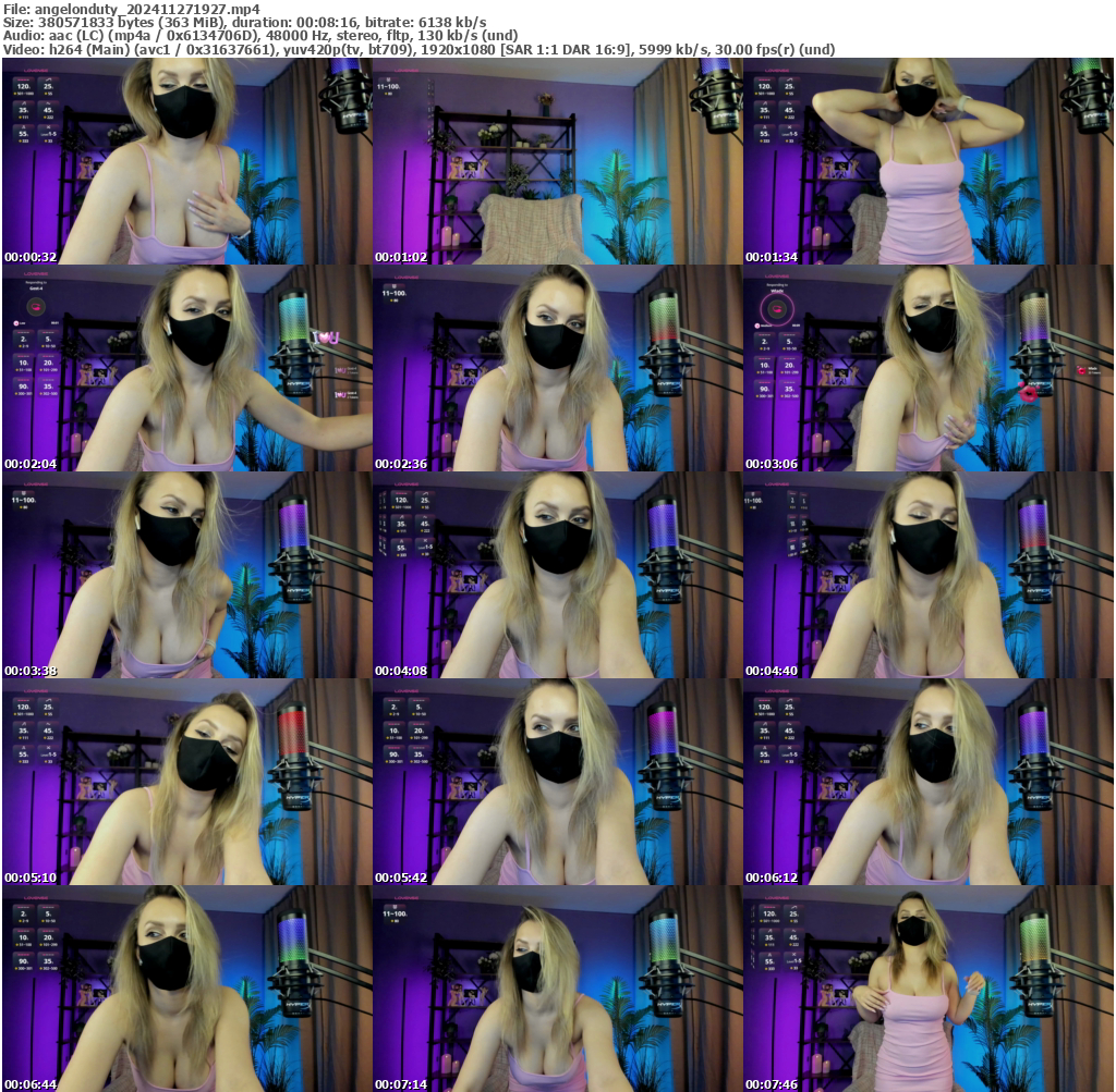 Preview thumb from angelonduty on 2024-11-27 @ bongacams