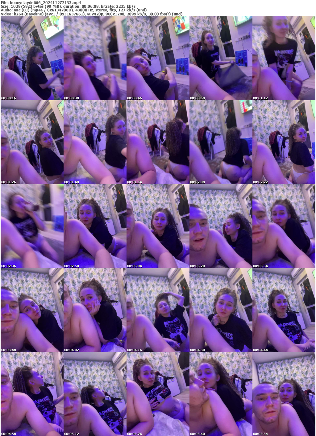 Preview thumb from bonnyclayde666 on 2024-11-27 @ bongacams