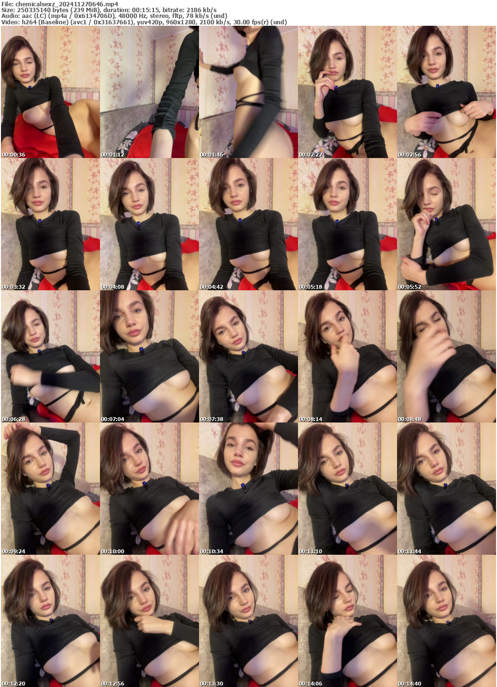 Preview thumb from chemicalsexz on 2024-11-27 @ bongacams