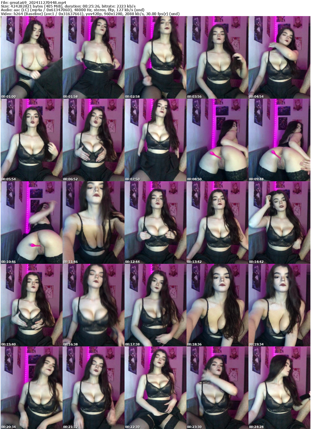 Preview thumb from greata69 on 2024-11-27 @ bongacams