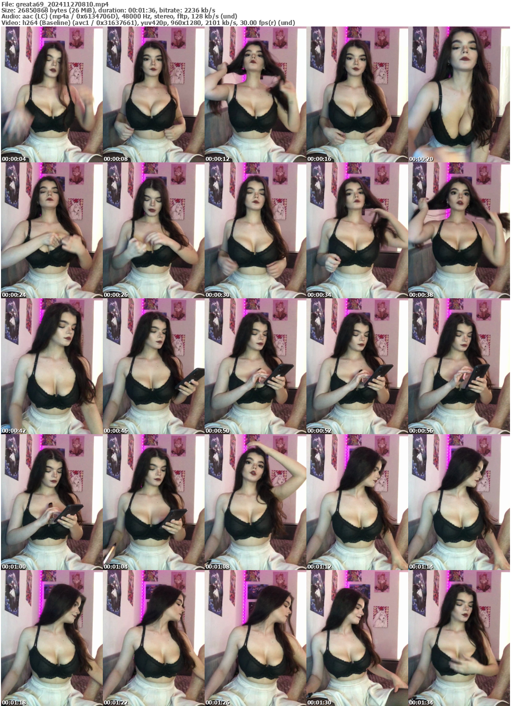 Preview thumb from greata69 on 2024-11-27 @ bongacams