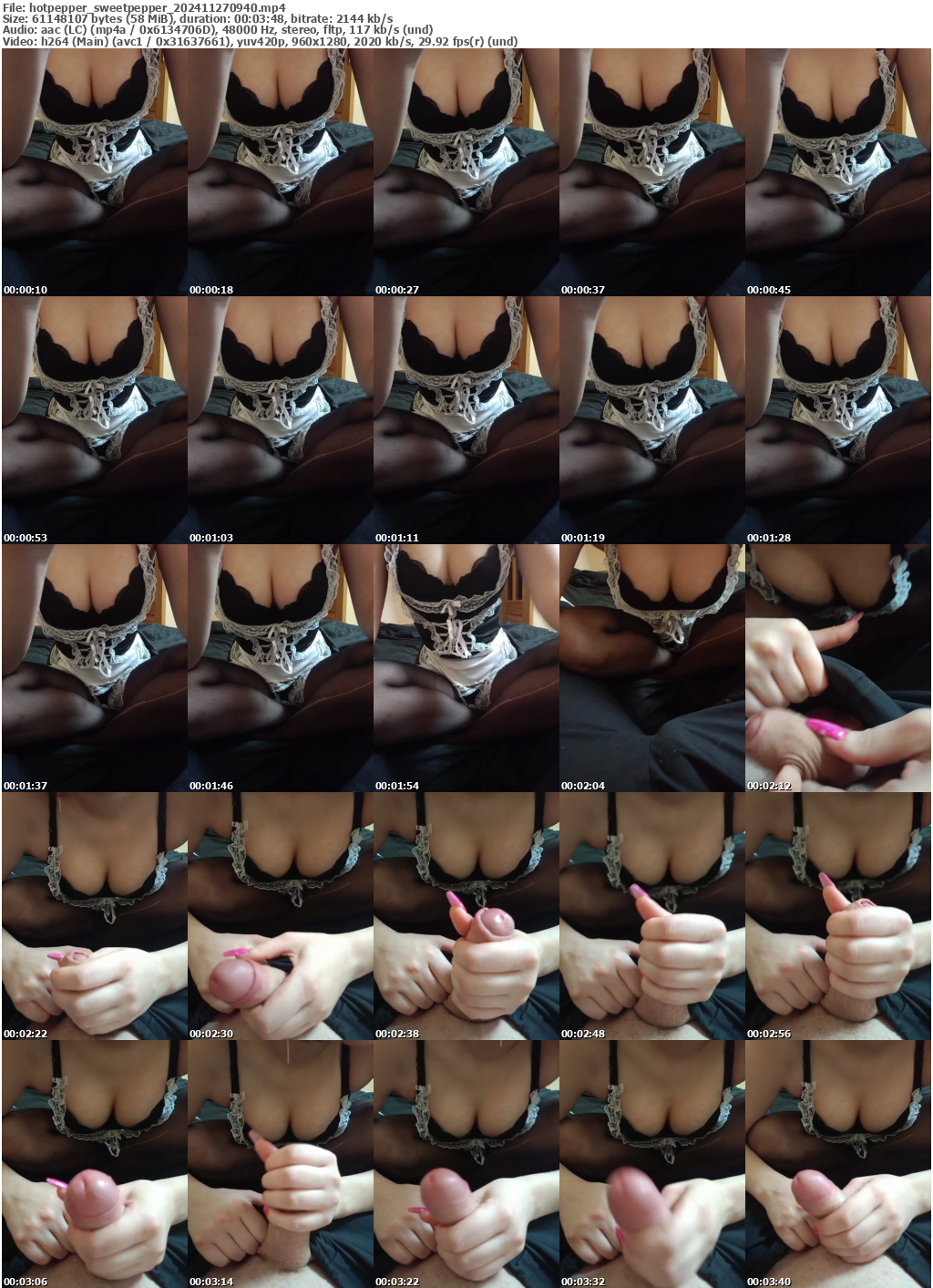 Preview thumb from hotpepper_sweetpepper on 2024-11-27 @ bongacams