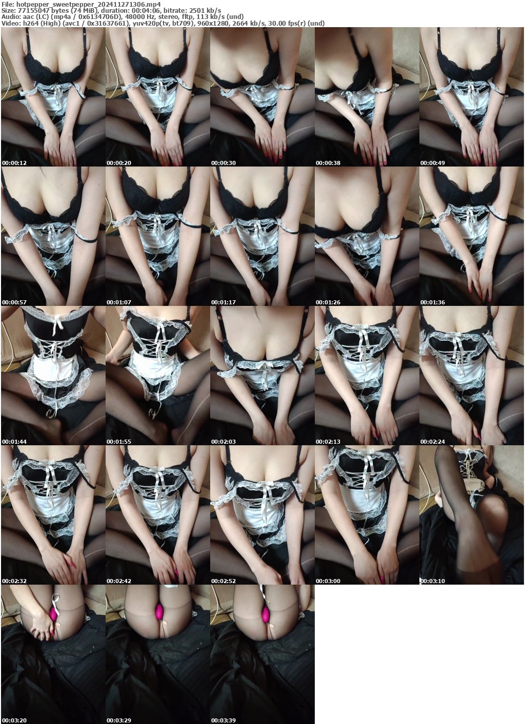 Preview thumb from hotpepper_sweetpepper on 2024-11-27 @ bongacams