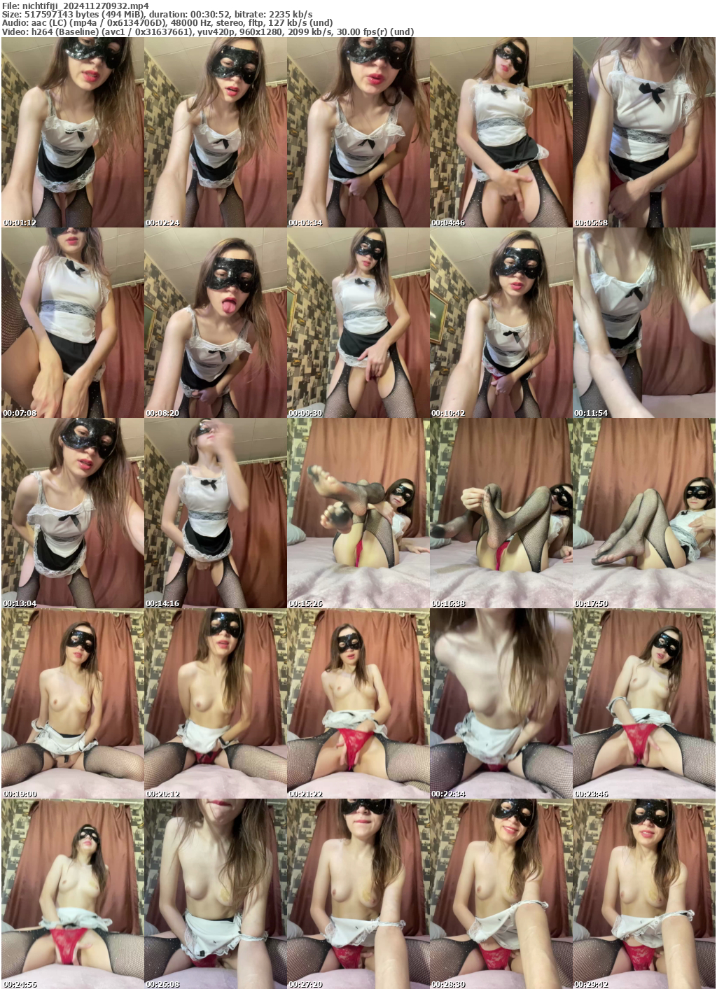 Preview thumb from nichtifiji on 2024-11-27 @ bongacams