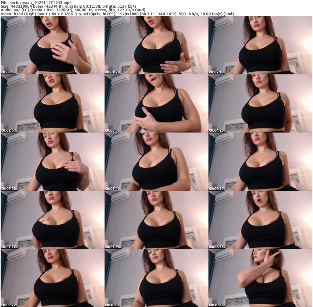 Preview thumb from sochnayaaa on 2024-11-27 @ bongacams